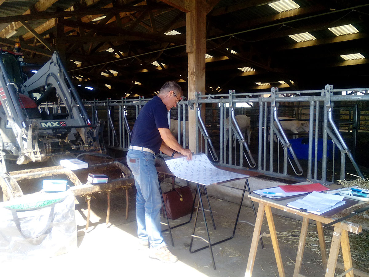 Expertise géobiologie dans un élevage du département de la Loire